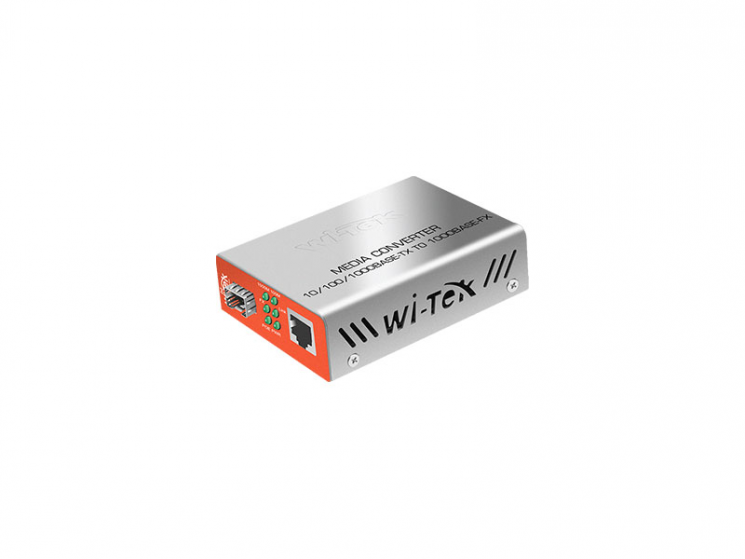 Медиаконвертер Wi-Tek WI-MC111G, 1000-Base-T/1000Base-FX с SFP-портом