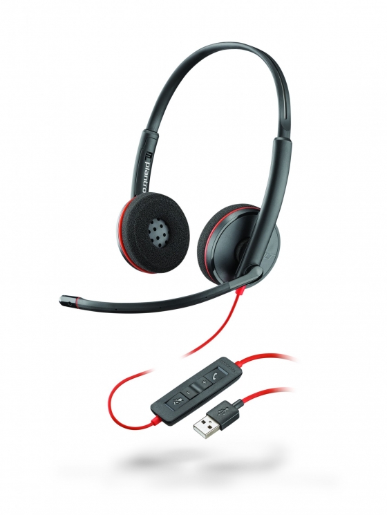 Проводная гарнитура Plantronics BlackWire C3220-A (стерео, USB-A)