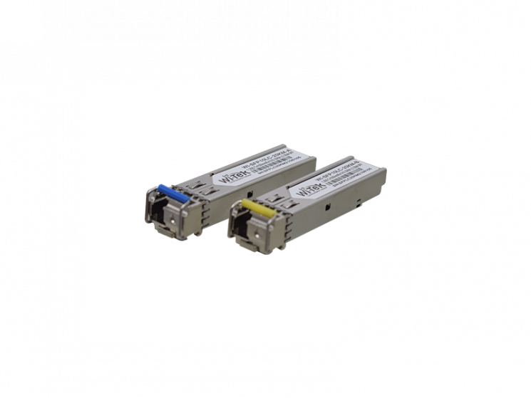 Модуль SFP WDM Wi-Tek WI-SFP10LC-20KM, дальность до 20 км (14 дБ), комплект 2 шт.