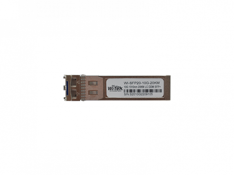 Модуль SFP Wi-Tek WI-SFP20-10G-20KM, дальность до 20 км (11 дБ), 1310нм