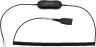 Шнур Jabra GN1218 AC 2m (Attenuation Cord) QD на RJ, витой