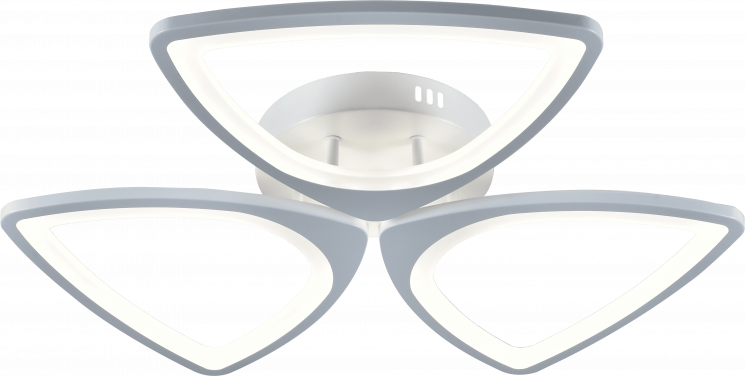 Люстра потолочная светодиодная EKS MX10006/3, 102 Вт, 5000ЛМ, белая