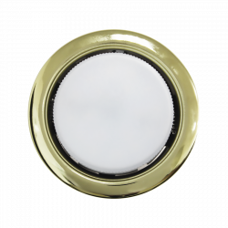 Точечный светильник / спот OPTIMA GX53 круг, золото, PР