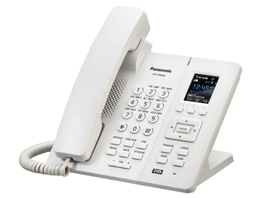 Настольный беспроводной SIP-DECT телефон Panasonic KX-TPA65RU (белый) к базовой станции KX-TGP600