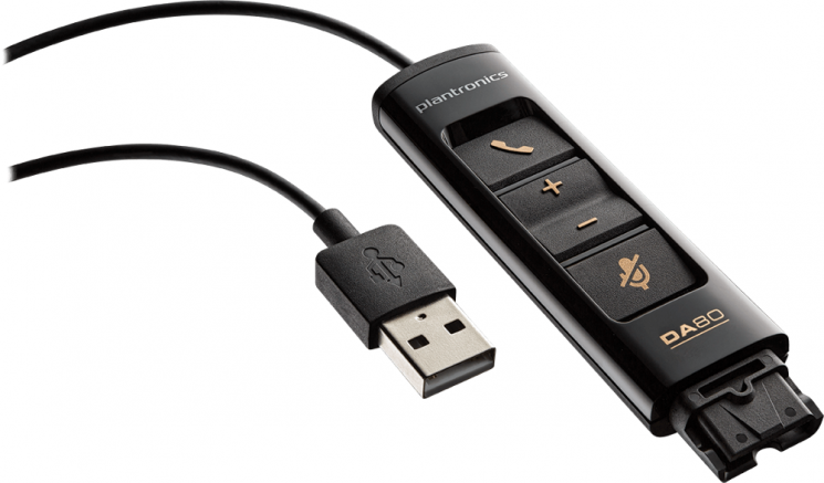 DA80 - USB-адаптер для подключения профессиональной гарнитуры к ПК