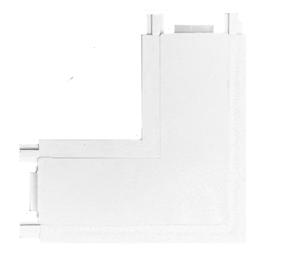 L-образный коннектор EKS CLARUS 48V для магнитного ультратонкого шинопровода, белый