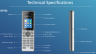 IP DECT дополнительная трубка Grandstream DP722