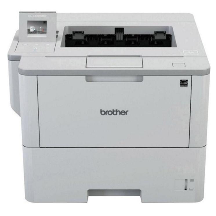 Принтер Brother HL-L6300DW, A4, 46 стр/мин, 256Мб, дуплекс, GigaLAN, WiFi, лоток 520л, NFC, USB, ста