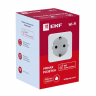 Сетевой переходник (Умная розетка) EKF Home Сonnect Wi-Fi, 16A, 230-250В, IP20, c заземлением, белый