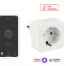 Сетевой переходник (Умная розетка) EKF Home Сonnect Wi-Fi, 16A, 230-250В, IP20, c заземлением, белый